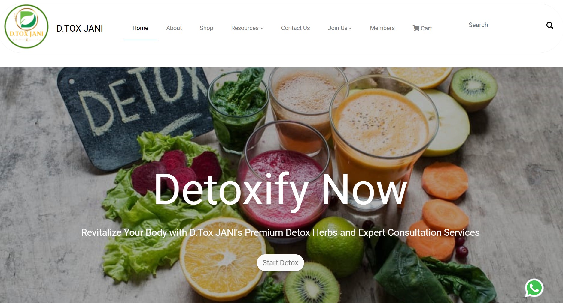 Dtox Jani Website